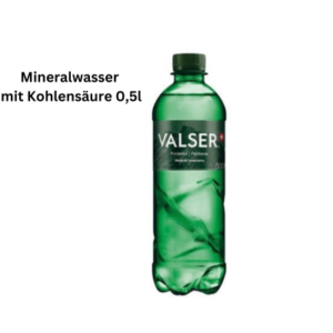 Mineralwasser mit Kohlensäure 0,5l