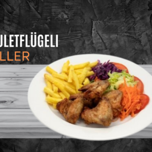 Pouletflügeli teller